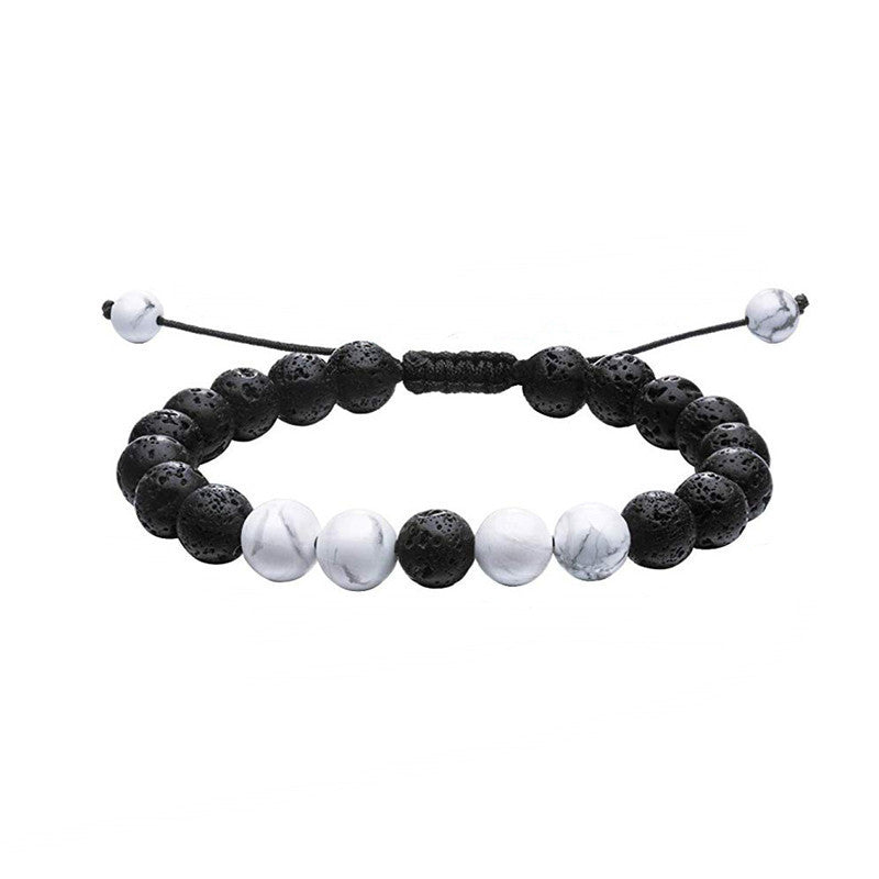 Luxury Tiger Eye & Black Agate Couple Bracelets – Stylish & Protective