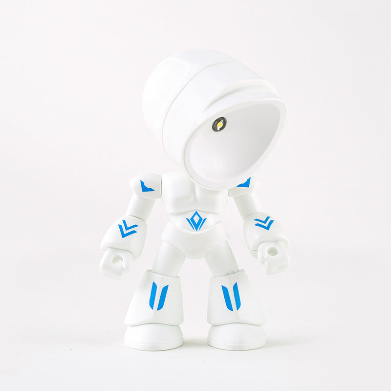 MechaGlow LED Robot Lamp – Portable Night Light & Home Décor