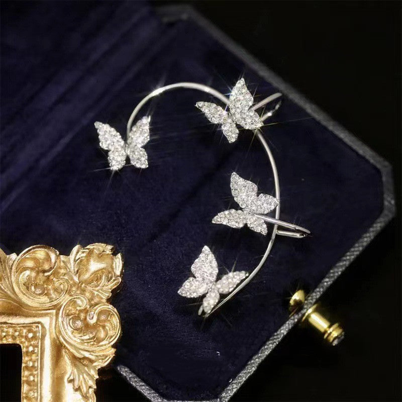 Chic Butterfly Ear Clips & Hooks: Elegant Jewelry for Every Look